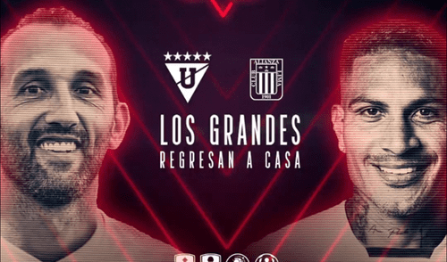Hernán Barcos y Paolo Guerrero jugarán el amistoso entre LDU y Alianza Lima