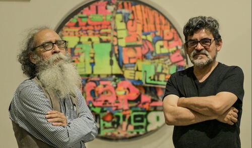 Jorge Villacorta y Augusto del Valle. Foto: Miguel Vásquez. larepublica.pe