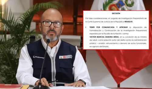 Víctor Zamora fue ministro de Salud durante el mandato del expresidente Martín Vizcarra. Foto: Composición/LR Víctor Zamora fue ministro de Salud durante el mandato del expresidente Martín Vizcarra.