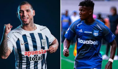 Alianza Lima vs Emelec se miden desde las 4.30 p. m. (hora peruana). Foto: composición GLR.