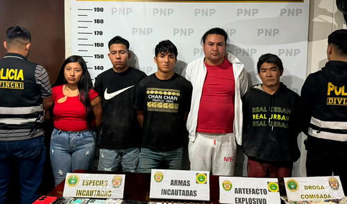 Banda criminal tenía secuestrada a una mujer de 43 años/Composición LR/Foto: PNP