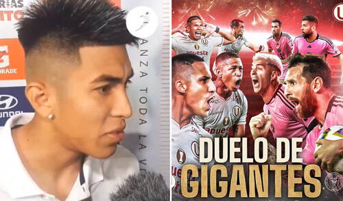 Gonzalo Aguirre se refirió al amistoso entre Universitario e Inter Miami.