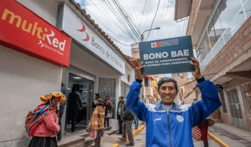 Bonos de Arrendamiento de Vivienda para Emergencias (BAE) son otorgados por el Ministerio de Vivienda. Foto: Andina Bonos de Arrendamiento de Vivienda para Emergencias y Banco de la Nación