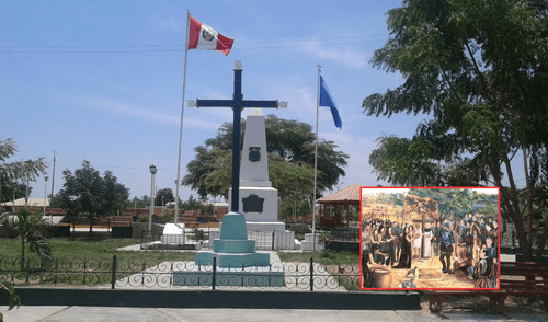 Este sitio es conocido por ser el lugar donde se fundó la primera ciudad española en el territorio peruano el 15 de julio de 1532, por orden de Francisco Pizarro. Foto: composición LR/ Wix.com/Wikipedia