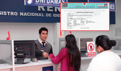No es posible que sepas cuántos homónimos tienes a través de tu DNI