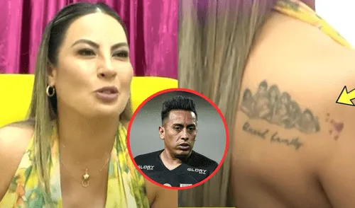 Pamela López revela su tatuaje de Christian Cueva y confirma que planea borrarlo. Foto: Composición LR/Willax Pamela López revela su tatuaje de Christian Cueva y confirma que planea borrarlo. Composición LR/Willax