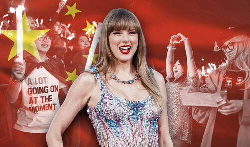 Las autoridades de Shanghái confirmaron conversaciones con el equipo de Taylor Swift para un concierto en 2025, lo que generó grandes expectativas entre sus fans en China y en toda Asia. Foto: composición LR/AFP ¿Taylor Swift en China?: autoridades de Shanghái anuncian negociaciones para concierto de la cantante en 2025