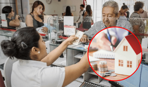 A partir de cierta edad, se puede solicitar la exoneración del impuesto predial en Perú. Foto: composición LR/Andina adulto mayor pagando impuestos