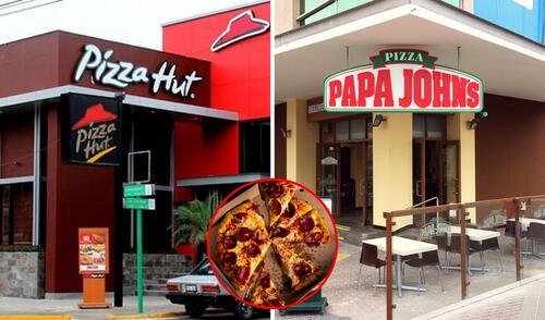 Esta pizzeria peruana actualmente tiene más de 50 locales en distritos como Ate, Chorrillos, La Molina, San Juan de Lurigancho, entre otros. Foto: composición LR Pizza Hut | Papa Johns