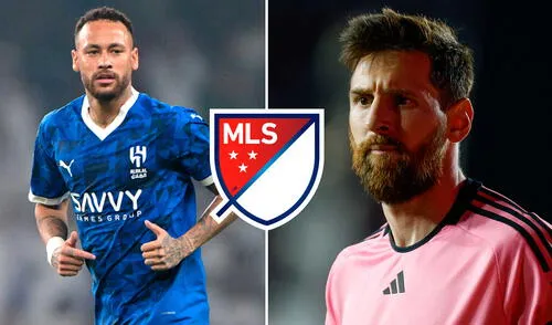 Neymar Junior podría ser rival de Lionel Messi en la próxima temporada de la MLS. Foto: composición GLR/AFP Neymar Junior podría ser rival de Lionel Messi en la próxima temporada de la MLS