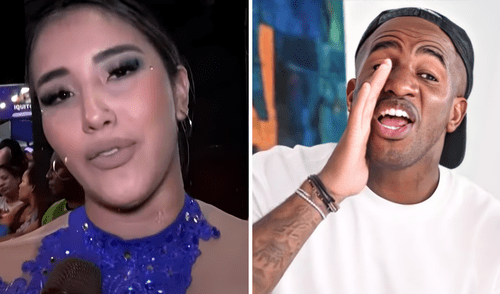 Xiomy Kanashiro negó haber pasado Año Nuevo con Jefferson Farfán. Foto: Composición LR/Willax/Difusión Xiomy Kanashiro negó haber pasado Año Nuevo con Jefferson Farfán