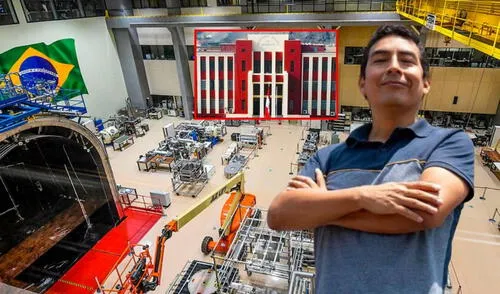 Ingeniero mecánico de la UNI lidera misiones satelitales en Brasil. Foto: composición LR / Andina larepublica.pe