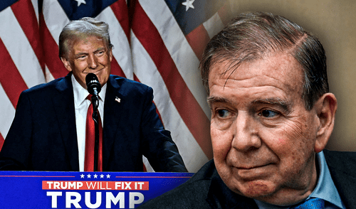 Según fuentes de su equipo, Edmundo González también busca reunirse con funcionarios de la nueva administración estadounidense. Foto: Composición LR/AFP.