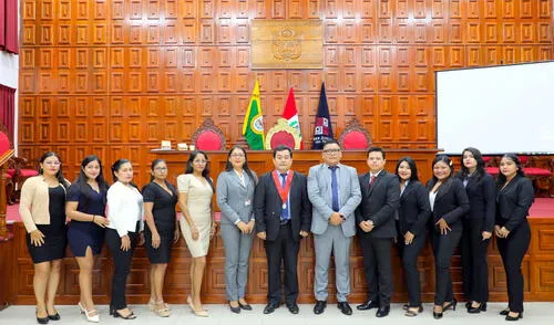 Se incorporan estudiantes de derecho a la Corte Superior de Justicia de Tumbes.