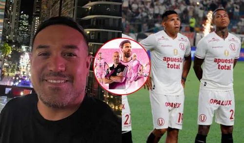 Universitario jugará ante Inter Miami el 29 de enero del 2025. Foto: composición LR/captura de Pol Liza/Instagram/La República/Inter Miami CF Universitario jugará ante Inter Miami el 29 de enero del 2025