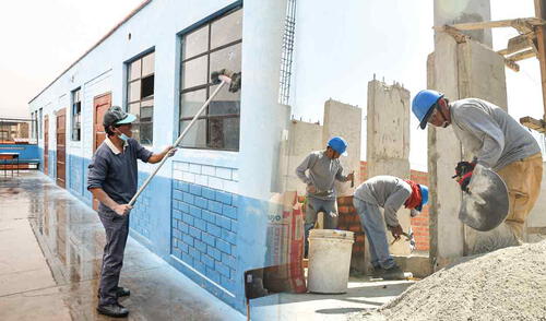 El Minedu busca renovar 41 colegios en siete distritos de Lima Metropolitana, entre ellos 12 de VES y SJM. Foto: composición LR/Minedu renovación de colegios de VES y SJM