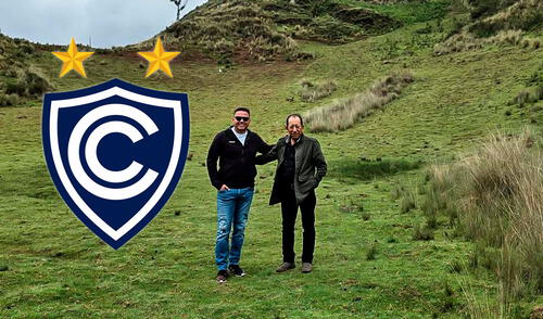 El administrador Sergio Ludeña posa en el campo donde se construirá el Centro de Alto Rendimiento. Foto: Cienciano El administrador Sergio Ludeña posa en el campo donde se construirá el Centro de Alto Rendimiento