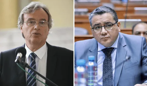 Carlos Basombrío evidenció que Santiváñez ocupa su tiempo en defenderse de las acusaciones en su contra. Foto: composición LR larepublica.pe