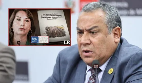 Libro de Dina Boluarte será retirado del registro de la Biblioteca Nacional del Perú | Composición: LR. Libro de Dina Boluarte será retirado del registro de la Biblioteca Nacional del Perú