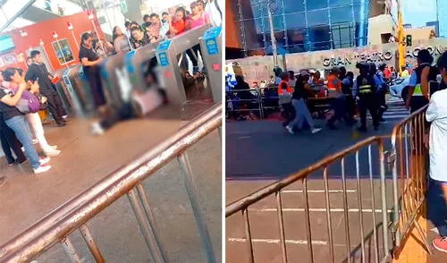 Hombre es baleado en a la estación La Cultura de la Línea 1 del Metro de Lima