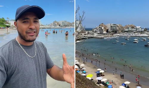 Venezolano visita la playa Embajadores en Lima y queda sorprendido: "Es como estar en Miami"