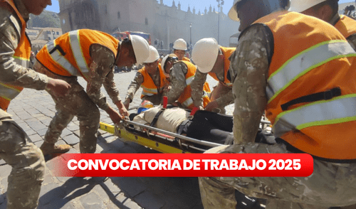 Una nueva convocatoria de trabajo del Indeci ofrecerá puestos en todo el Perú. Foto: composición LR/Andina trabajadores del indeci