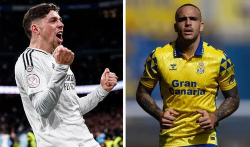 Federico Valverde viene de anotar en su último partido. Sandro Ramírez es la carta de gol del club canario. Foto: composición/Real Madrid/UD Las Palmas Federico Valverde viene de anotar en su último partido. Sandro Ramírez es la carta de gol del club canario. Foto: composición/Real Madrid/UD Las Palmas