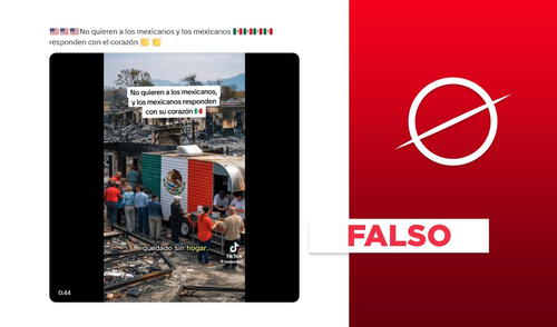 El video no transmite escenas reales. Foto: captura de X larepublica.pe
