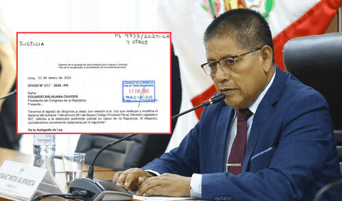 El Ejecutivo hizo observaciones al proyecto de ley del Congreso que restituye la detención preliminar. | Composición LR. El Ejecutivo hizo observaciones al proyecto de ley del Congreso que restituye la detención preliminar.