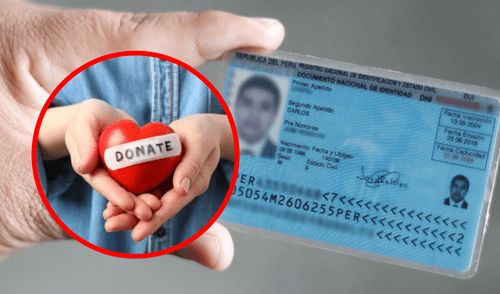 dni y donantes de organos