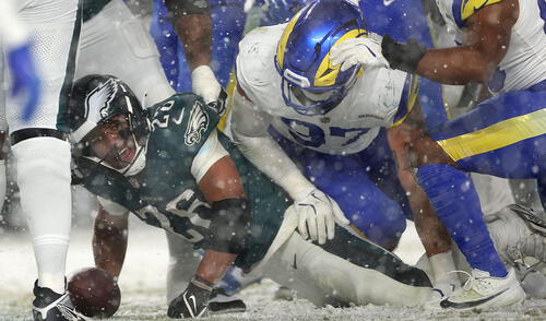 Los Philadelphia Eagles enfrentarán a los Washington Commanders en la final de conferencia NFC. Foto: AFP Quién ganó Eagles vs Rams, NFL Playoffs 2025