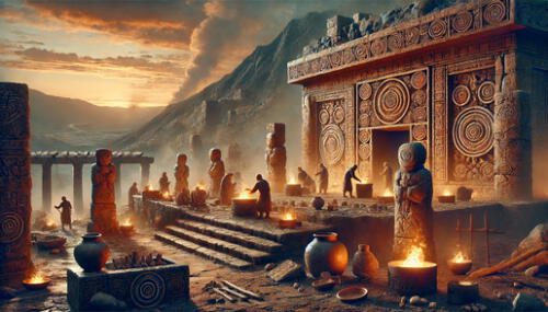 Hallazgo  muestra ofrendas simbólicas al sol de hace 4.900 años.