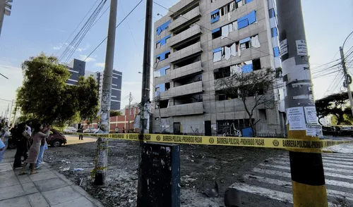 La explosión daño la infraestructura de 15 viviendas aledañas al Ministerio Público