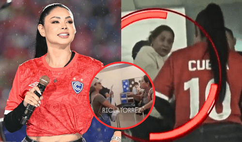 Pamela Franco disfrutaba del evento en Cusco junto con la madre de Christian Cueva