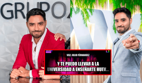 Julio Fernández cuenta con 39 años y es conductor de 'ATV Matinal'. Foto: Composición LR/Facebook/Willax. Julio Fernández cuenta con 39 años y es conductor de 'ATV Matinal'