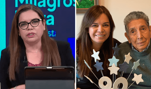 Milagros Leiva regresa a la televisión tras la muerte de su padre. Foto: Composición LR/Willax/Instagram Milagros Leiva regresa a la televisión tras la muerte de su padre