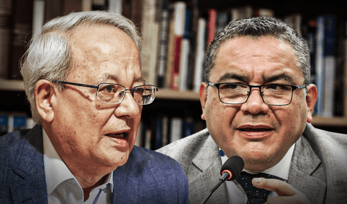 Cesar Hildebrandt se mostró crítico contra el ministro del Interior, Juan José Santivañez | Composición: Jazmín Ceras / Foto: La República. Cesar Hildebrandt se mostró crítico contra el ministro del Interior, Juan José Santivañez