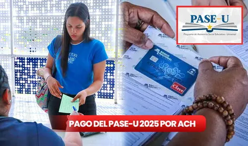El PASE-U 2025 empezó a entregarse a quienes tenían pendientes los ciclos 1 y 2 de 2024. Foto: composición LR / IFARHU / Telemetro Pago de PASE-U 2025, Tarjeta Clave Social