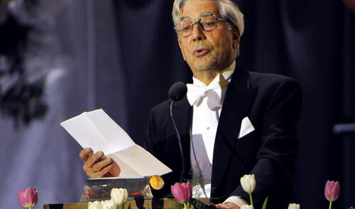 Mario Vargas Llosa recibió el Premio Nobel de Literatura en 2010. Difusión larepublica.pe