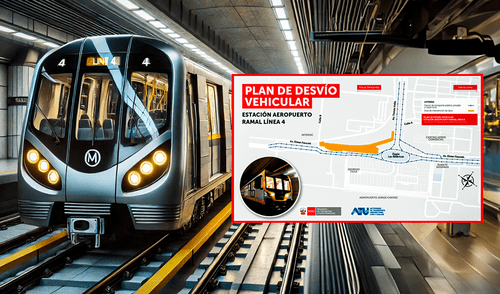 Las rutas alternas por los trabajos en el Metro de Lima buscan aliviar la congestión vehicular.