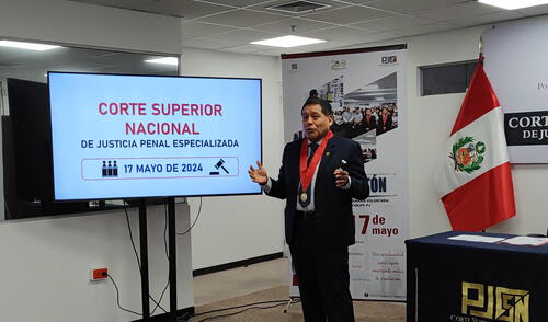 César Sahuanay Calsín, ex presidente de la Corte Superior Nacional Penal, decidirá sí el juicio puede continuar César Sahuanay Calsín, ex presidente de la Corte Superior Nacional Penal, decidirá sí el juicio puede continuar