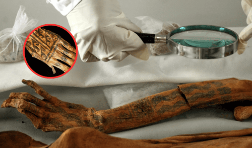 Descubren tatuajes en momias de culturas Chancay.