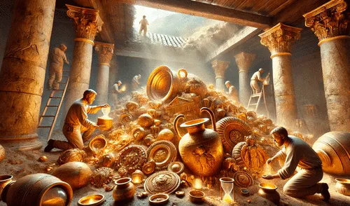 Revelan secretos del comercio de oro en la Roma de Nerón.