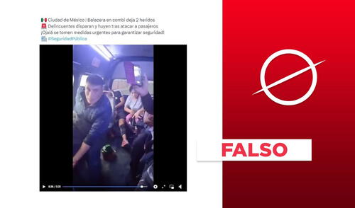 El clip no guarda relación con el país azteca. Foto: captura de X larepublica.pe