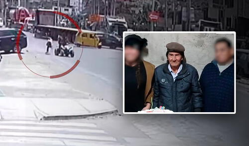 Familiares del hombre de 92 años exigen justicia tras el fatal accidente vehicular. Foto: composición LR/América TV Tragedia en Villa María del Triunfo: adulto mayor de 92 años muere tras ser embestido por cuatrimoto