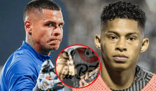 Ángelo Campos y Kevin Quevedo son compañeros en el equipo de Alianza Lima. Foto: composición LR/difusión Ángelo Campos