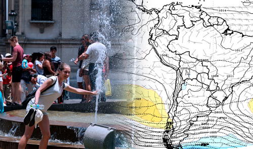 Anticiclón del Pacífico Sur impactará a la costa peruana hasta el 25 de enero. Foto: composición LR Senamhi: Anticiclón del Pacífico Sur se aproxima al Perú y generará días frescos en pleno verano