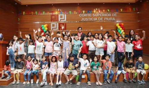Se inaugura las vacaciones útiles en la Corte Superior de Justicia de Piura.
