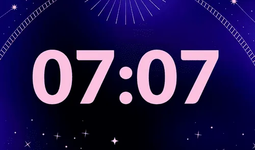 En la hora espejo 07:07 sí es posible formular un deseo, pues estos números tienen un simbolismo especial. Foto: difusión En la hora espejo 07:07 sí es posible formular un deseo, pues estos números tienen un simbolismo especial