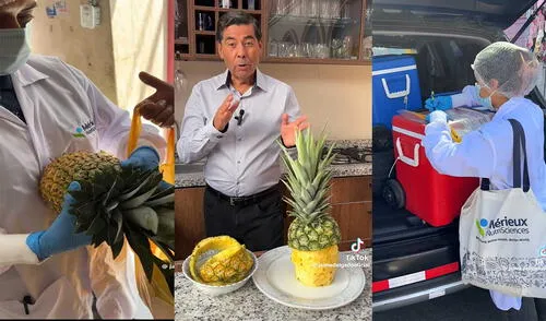 Jaime Delgado expuso que piñas de mercados en Lima tienen agroquímicos dañinos a la salud. Foto: Composición LR/Jaime Delgado. Jaime Delgado expuso que piñas de mercados en Lima tienen agroquímicos dañinos a la salud.